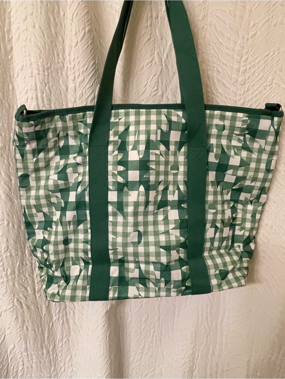 Kate Spade New York Daisy Gingham Large Cooler Insulated Bag - NWT ** - Picture 5 of 8
